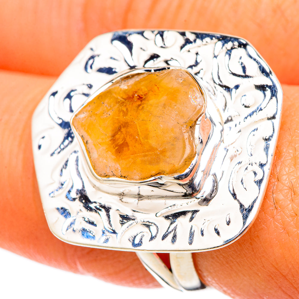 Citrine Rings handcrafted by Anasilvercos - RING105099