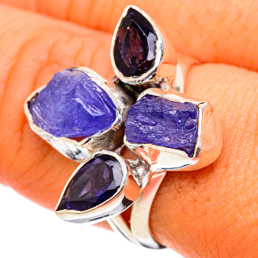 Tanzanite Rings handcrafted by Anasilvercos - RING105104