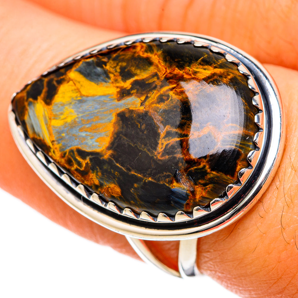 Pietersite Rings handcrafted by Anasilvercos - RING105109