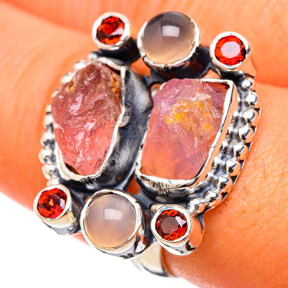 Morganite Rings handcrafted by Anasilvercos - RING105187