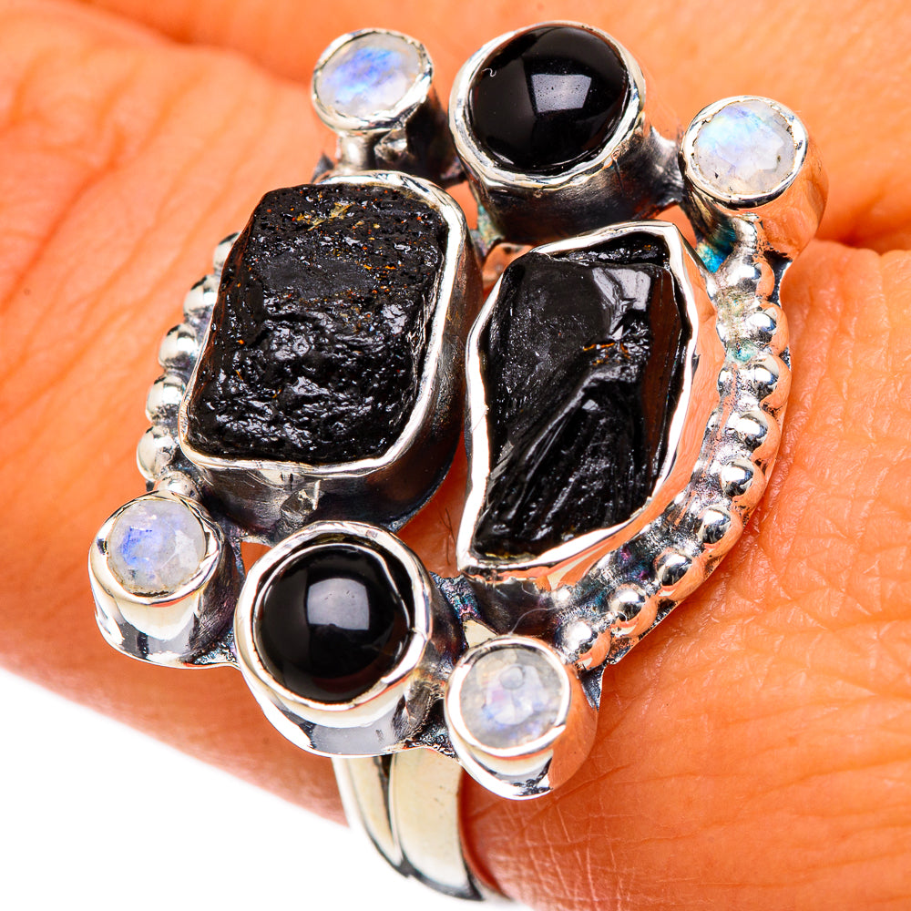 Tektite Rings handcrafted by Anasilvercos - RING105191