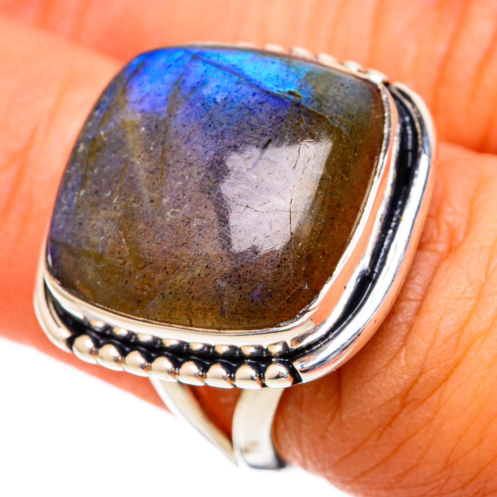 Labradorite Rings handcrafted by Anasilvercos - RING105222