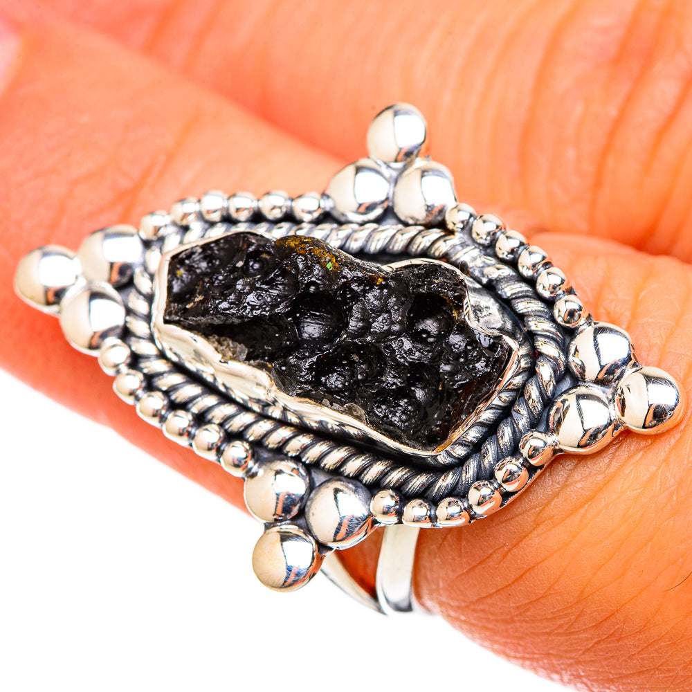 Tektite Rings handcrafted by Anasilvercos - RING105236