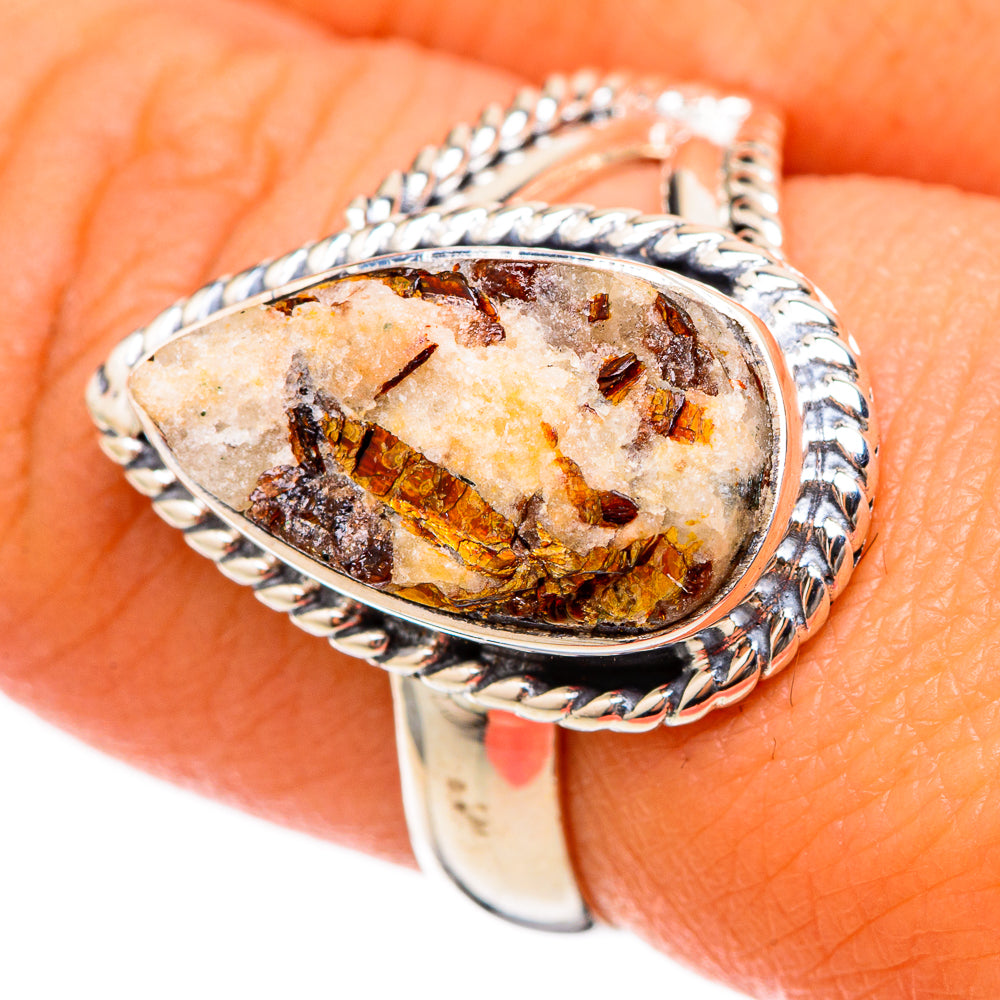 Astrophyllite Rings handcrafted by Anasilvercos - RING105252