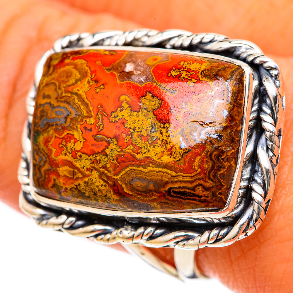 Moroccan Agate Rings handcrafted by Anasilvercos - RING105293