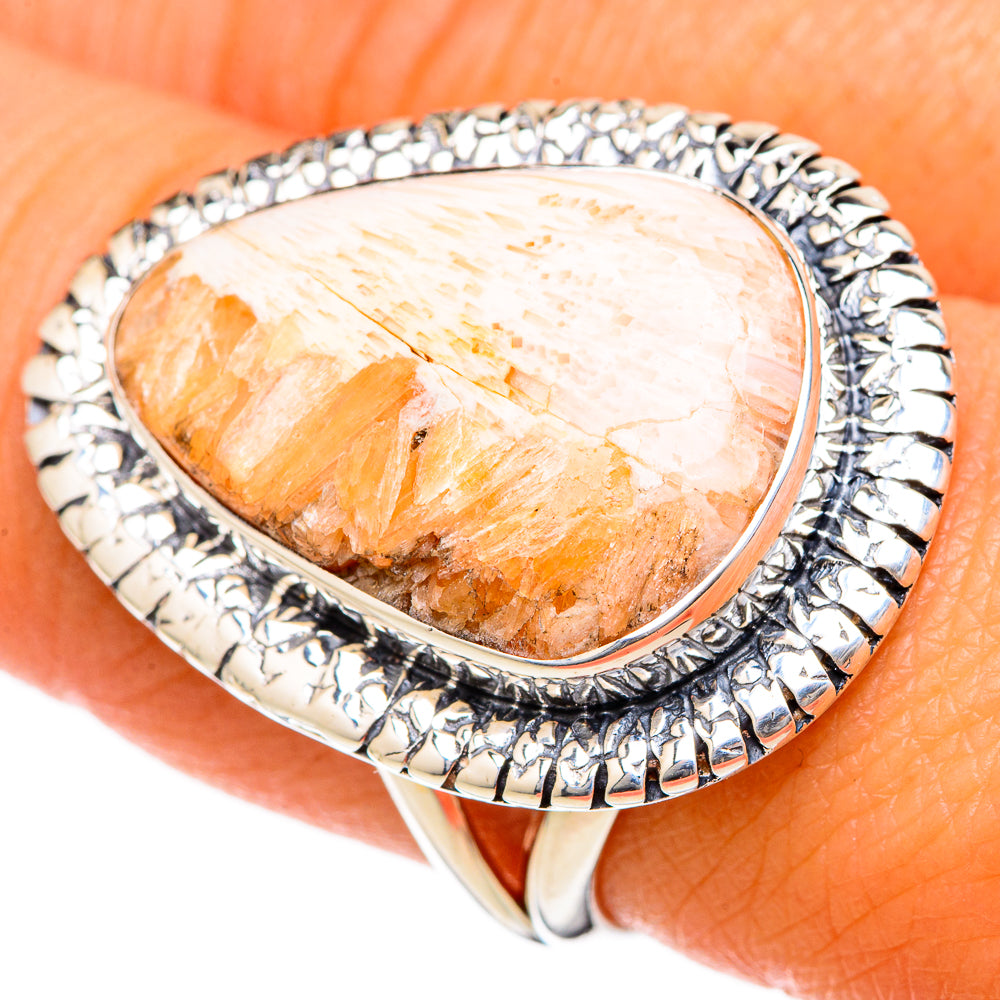 Scolecite Rings handcrafted by Anasilvercos - RING105294