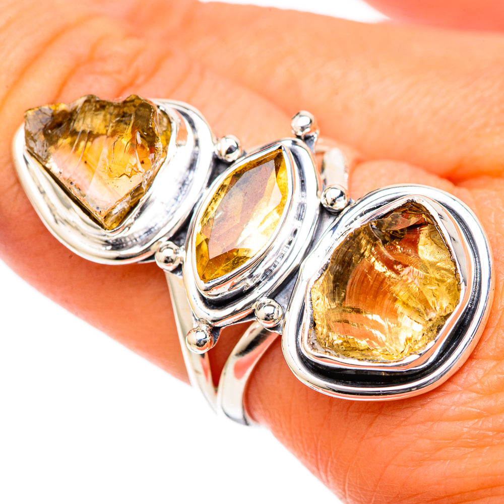 Citrine Rings handcrafted by Anasilvercos - RING105295