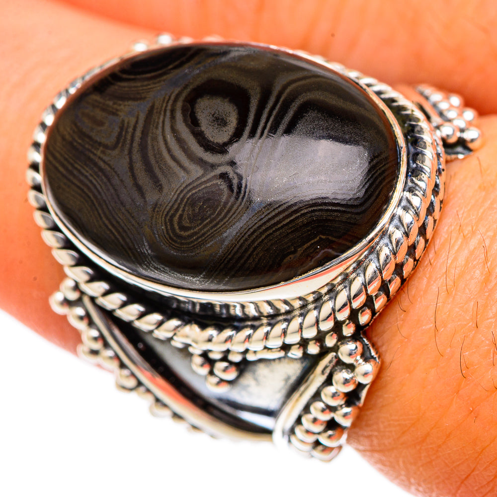Psilomelane Rings handcrafted by Anasilvercos - RING105300