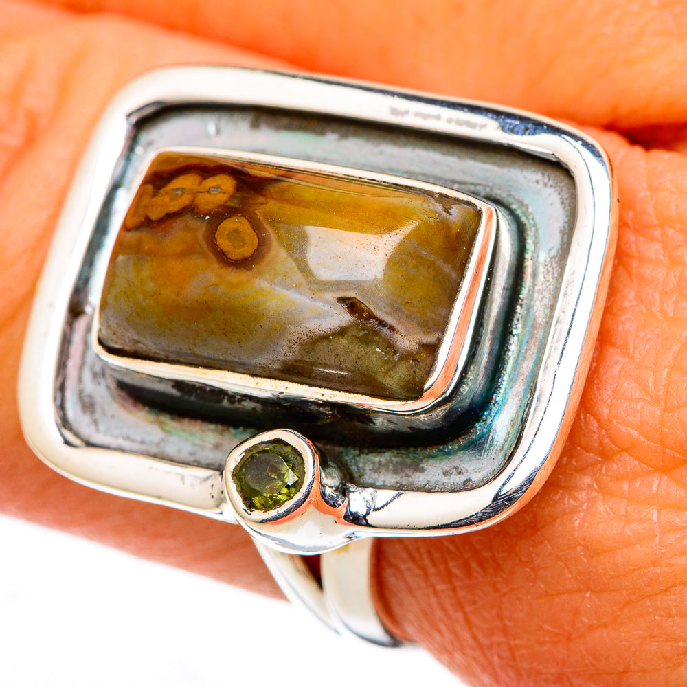 Ocean Jasper Rings handcrafted by Anasilvercos - RING105331