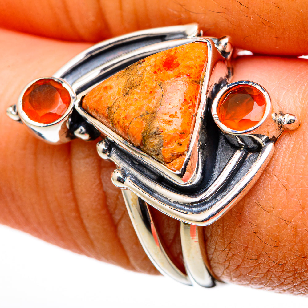 Sponge Coral Rings handcrafted by Anasilvercos - RING105335