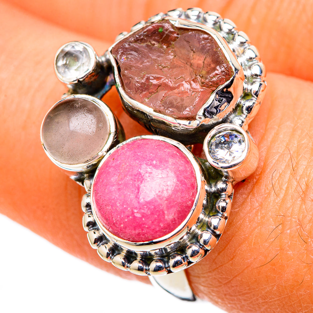 Rhodochrosite Rings handcrafted by Anasilvercos - RING105336