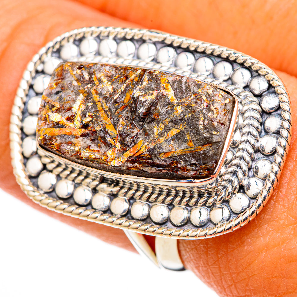 Astrophyllite Rings handcrafted by Anasilvercos - RING105371