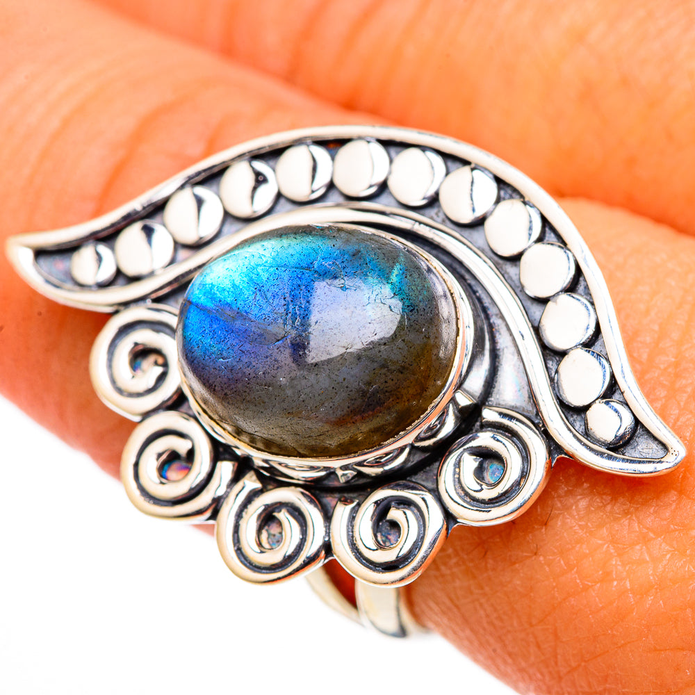 Labradorite Rings handcrafted by Anasilvercos - RING105399