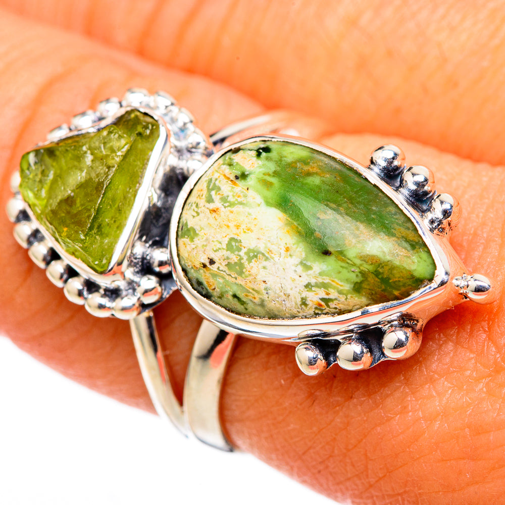 Rianforest Opal Rings handcrafted by Anasilvercos - RING105404