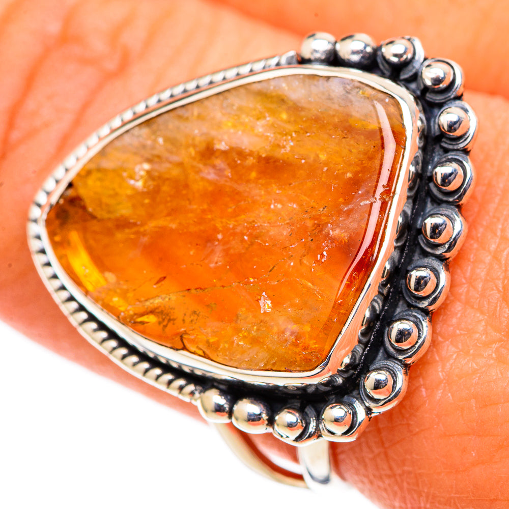 Citrine Rings handcrafted by Anasilvercos - RING105412