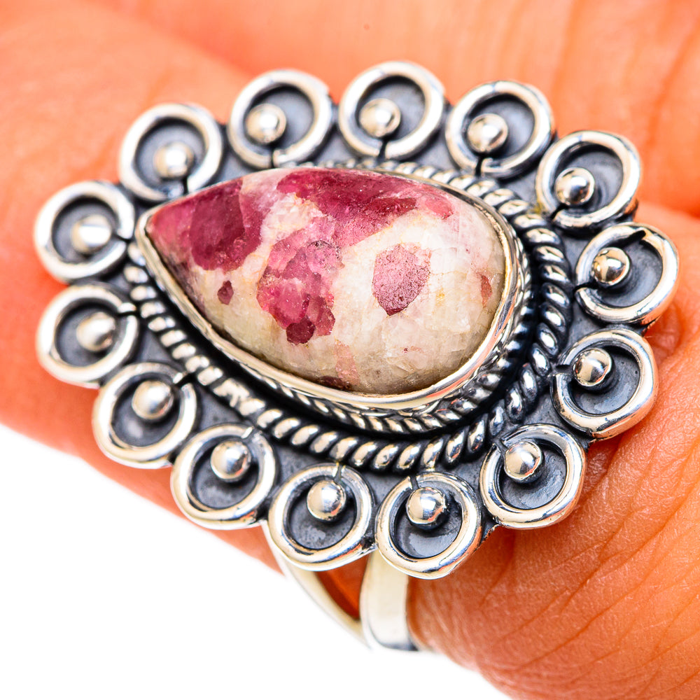 Thulite Rings handcrafted by Anasilvercos - RING105413