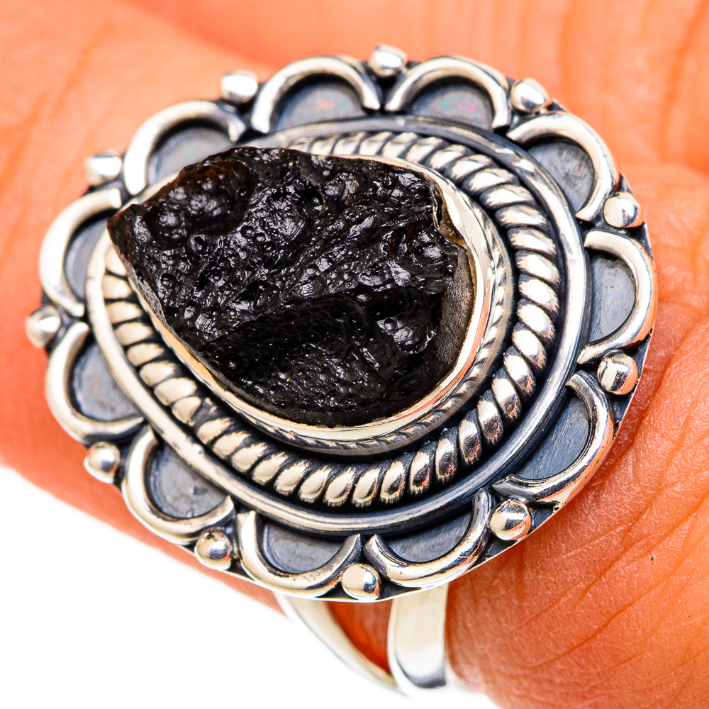 Tektite Rings handcrafted by Anasilvercos - RING105420