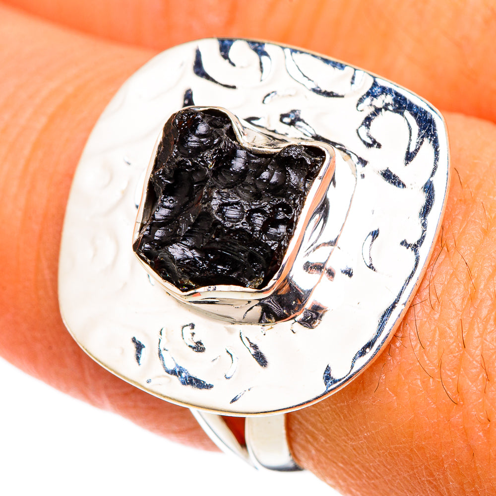 Tektite Rings handcrafted by Anasilvercos - RING105423