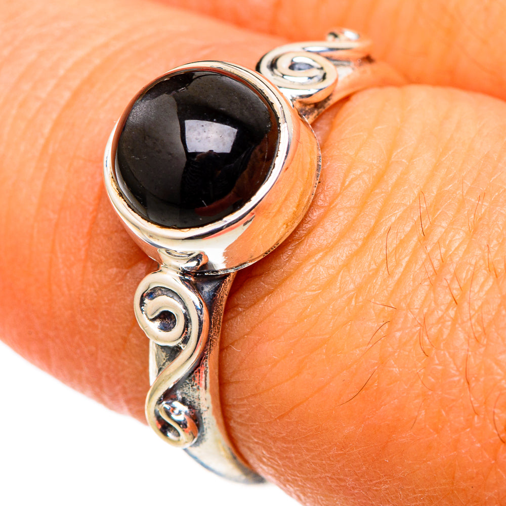Black Onyx Rings handcrafted by Anasilvercos - RING105467