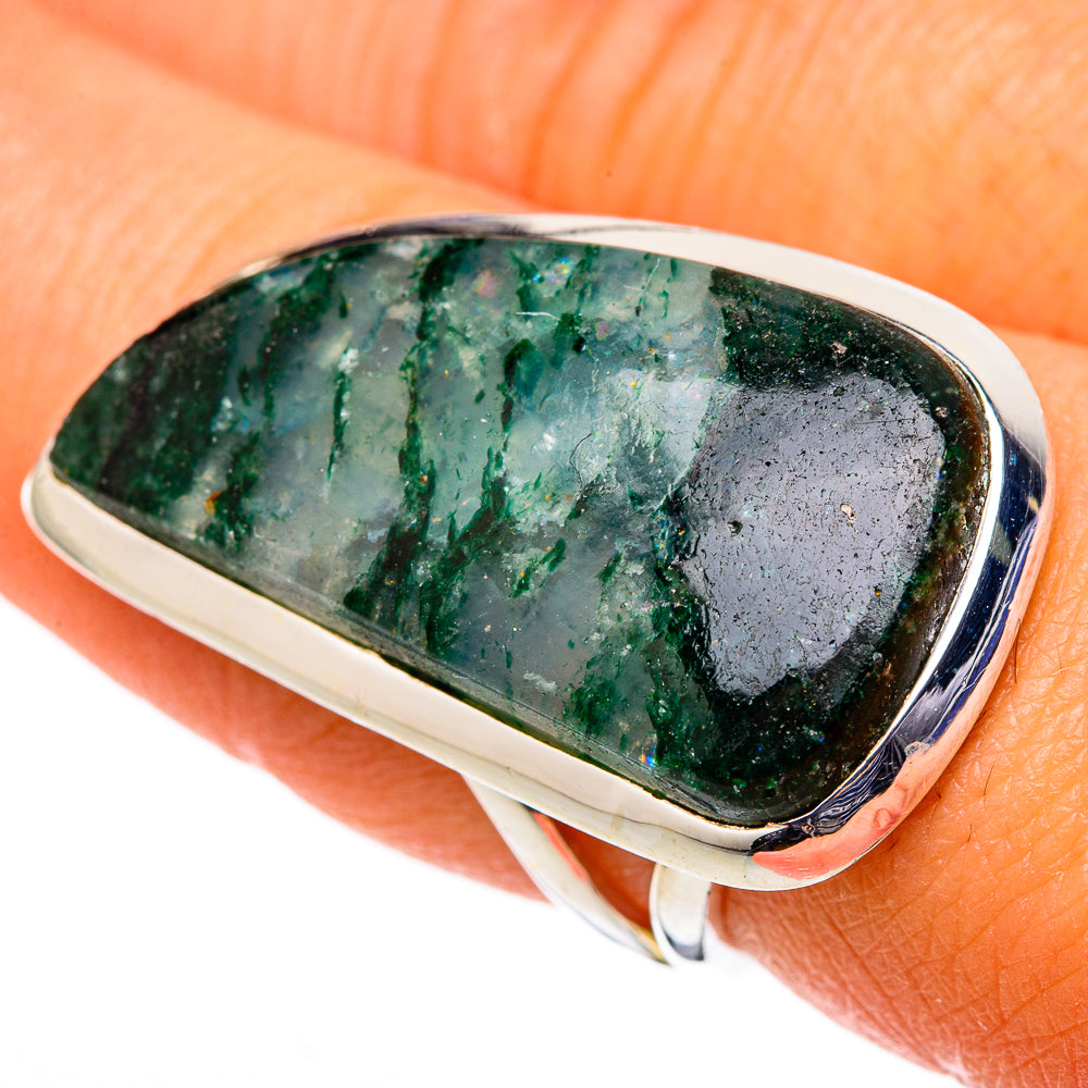 Green Aventurine Rings handcrafted by Anasilvercos - RING105531