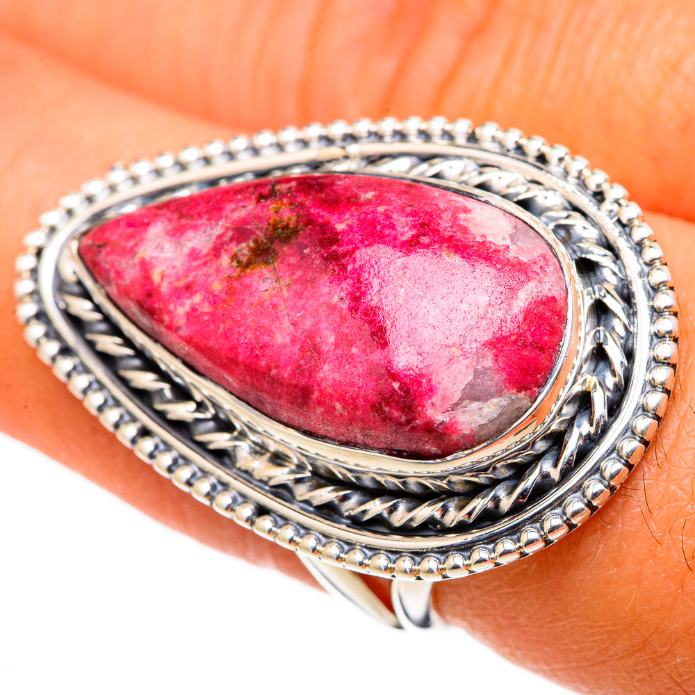 Thulite Rings handcrafted by Anasilvercos - RING105547