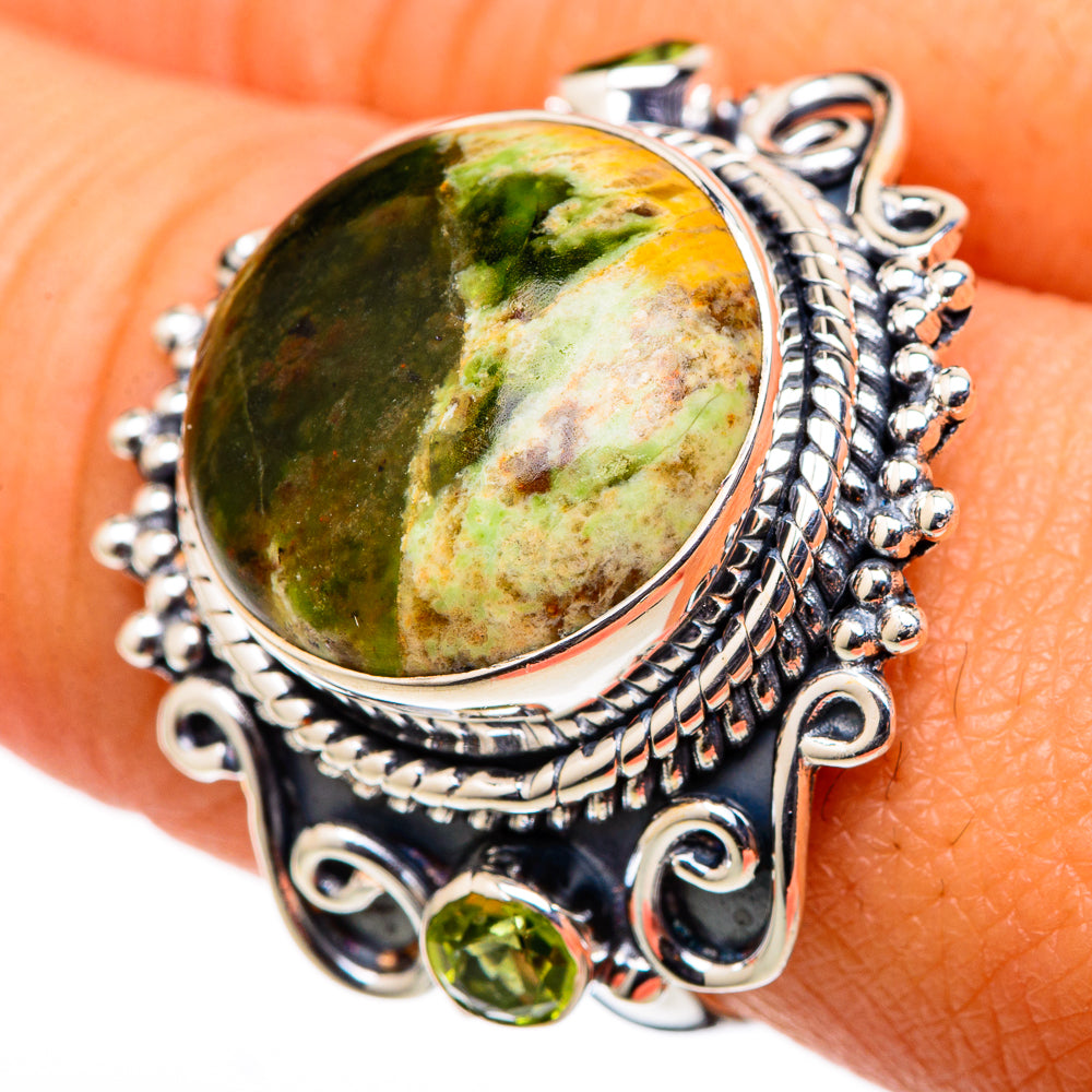 Ocean Jasper Rings handcrafted by Anasilvercos - RING105581