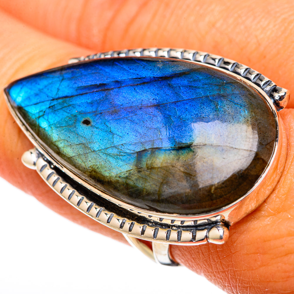 Labradorite Rings handcrafted by Anasilvercos - RING105612