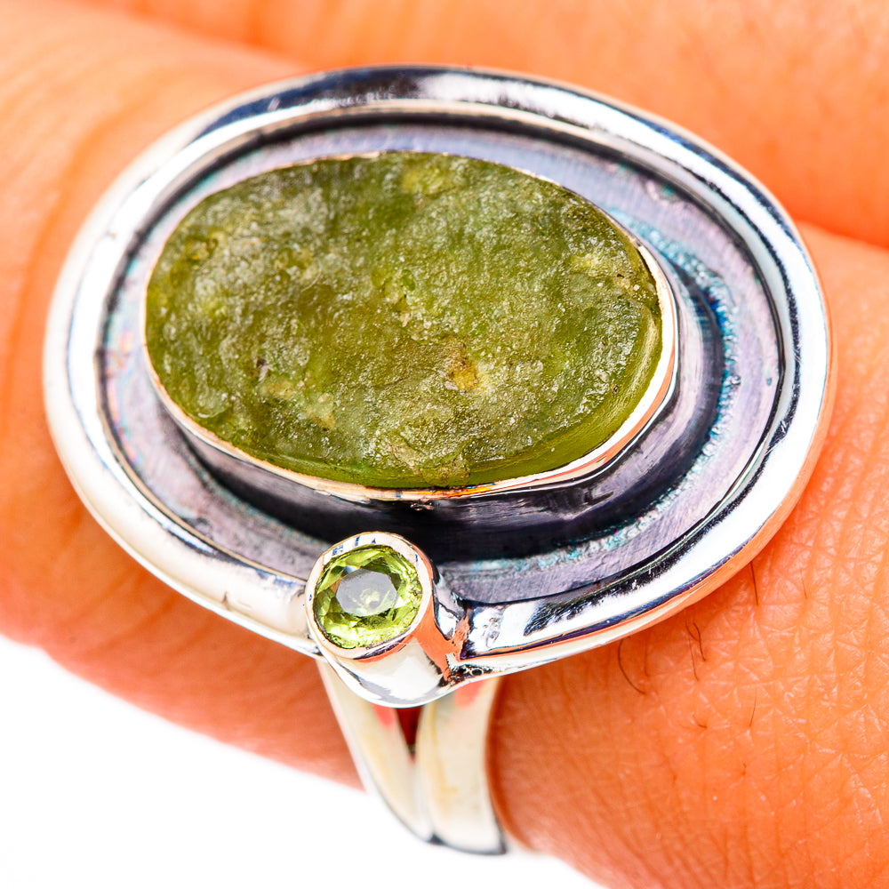 Peridot Rings handcrafted by Anasilvercos - RING105625