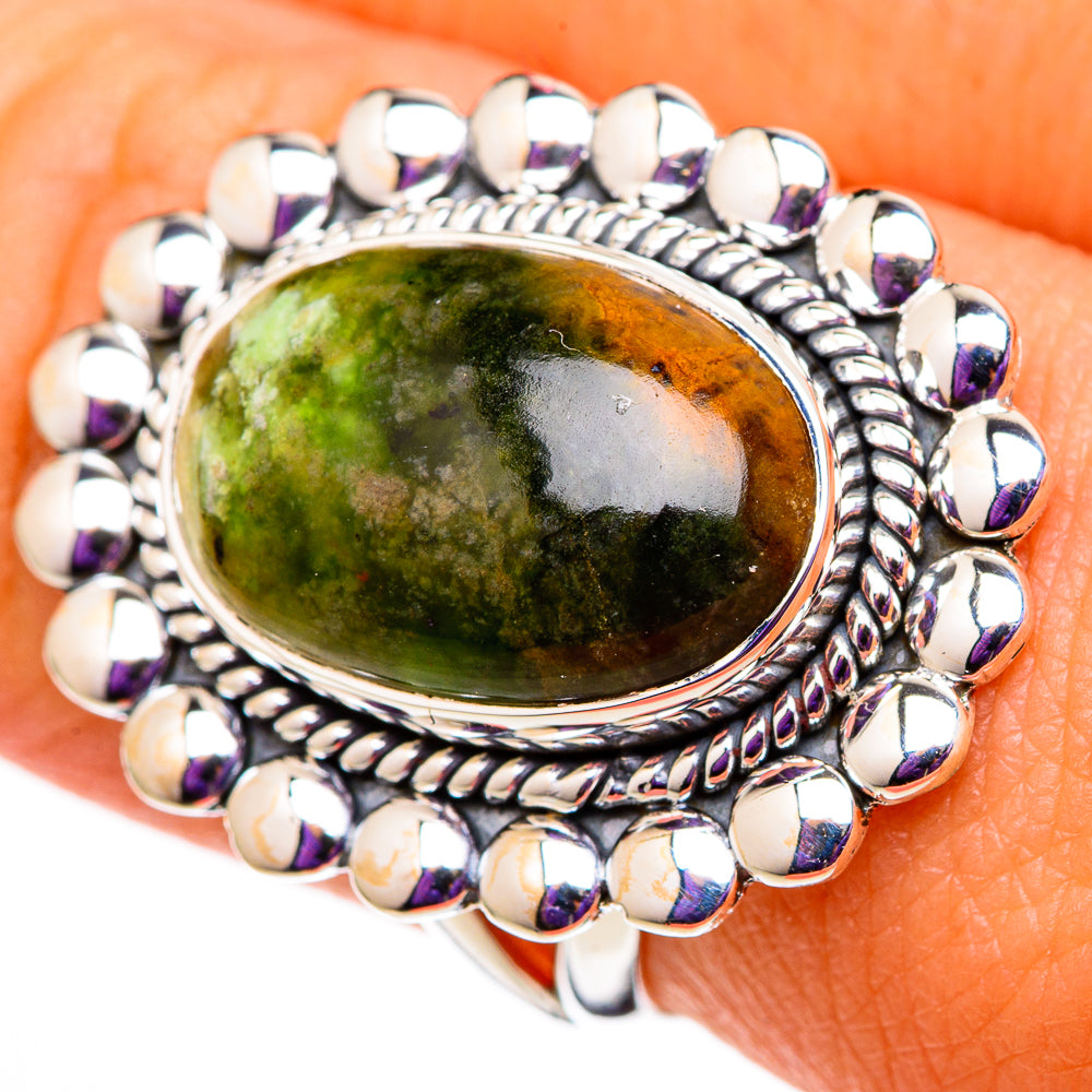 Rainforest Opal Rings handcrafted by Anasilvercos - RING105626