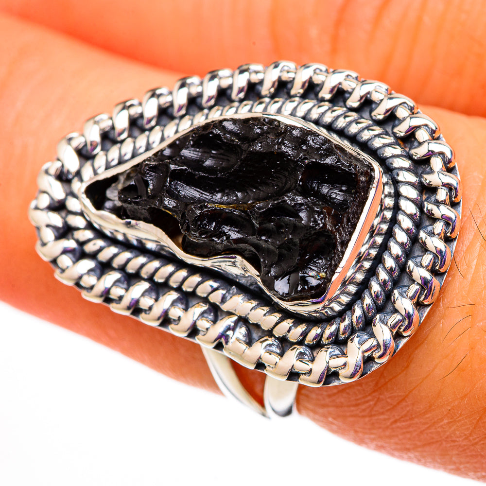 Tektite Rings handcrafted by Anasilvercos - RING105643