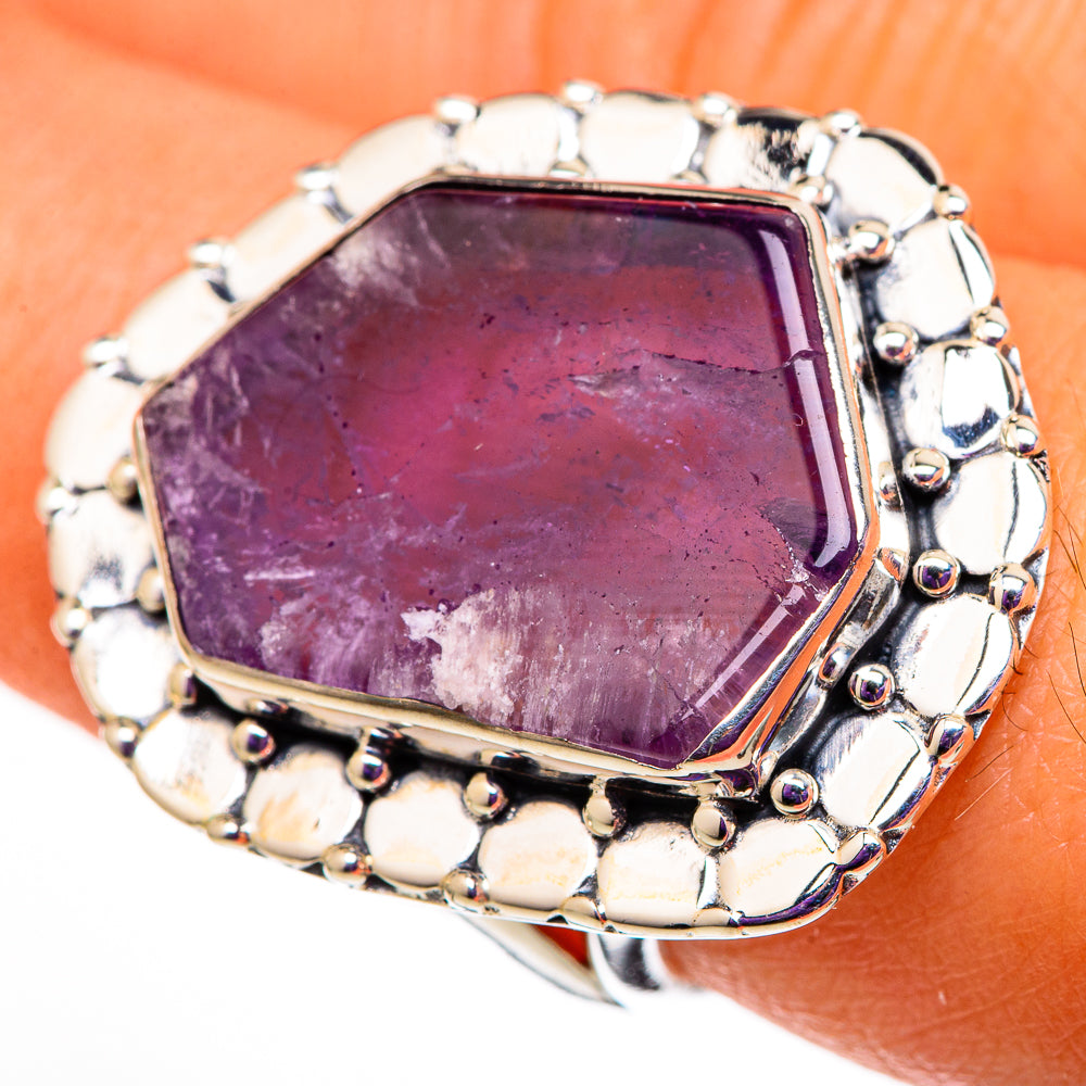 Star Amethyst Rings handcrafted by Anasilvercos - RING105673