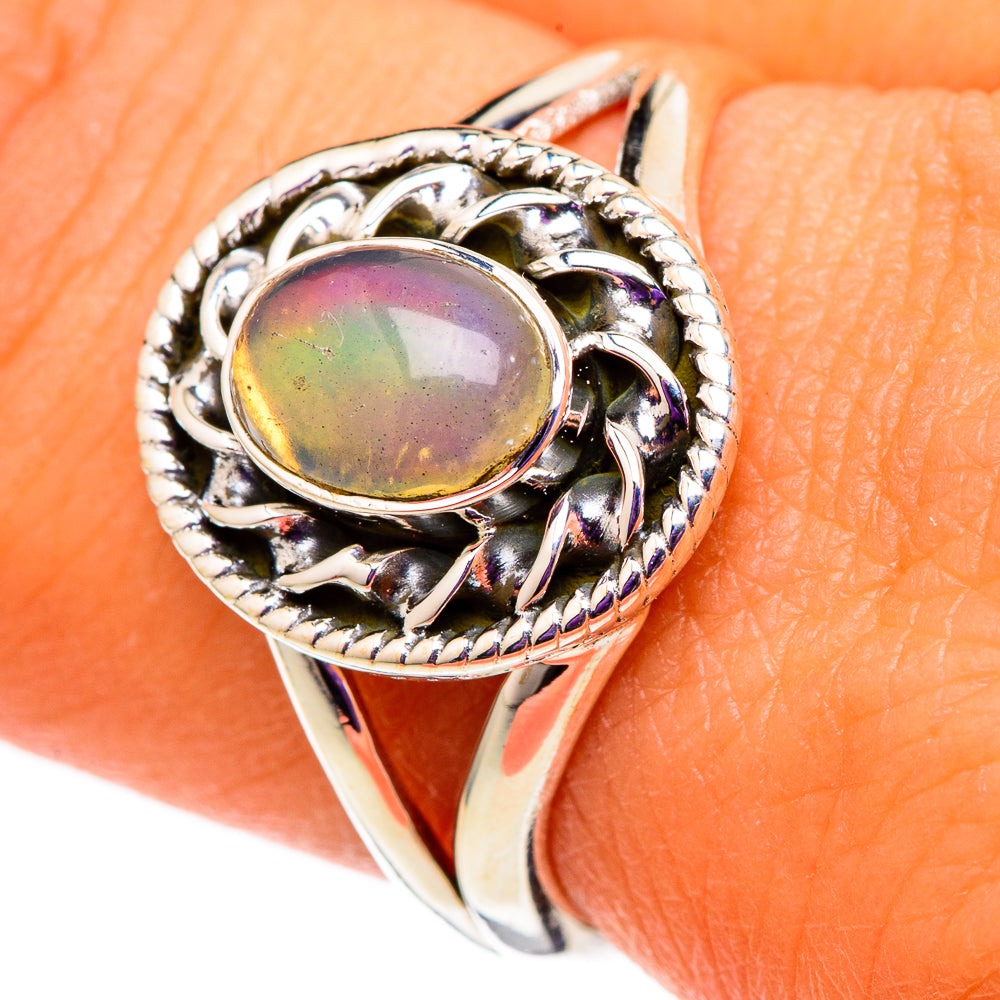 Ethiopian Opal Rings handcrafted by Anasilvercos - RING105683
