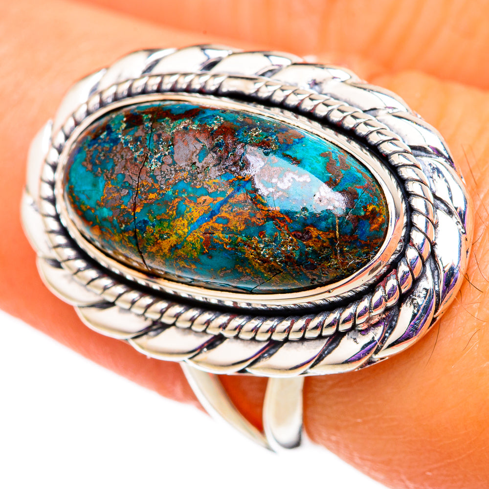 Shattuckite Rings handcrafted by Anasilvercos - RING105718