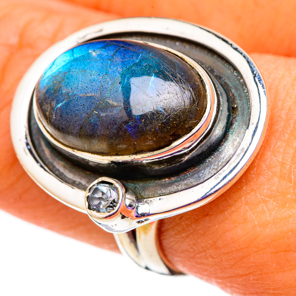 Labradorite Rings handcrafted by Anasilvercos - RING105720