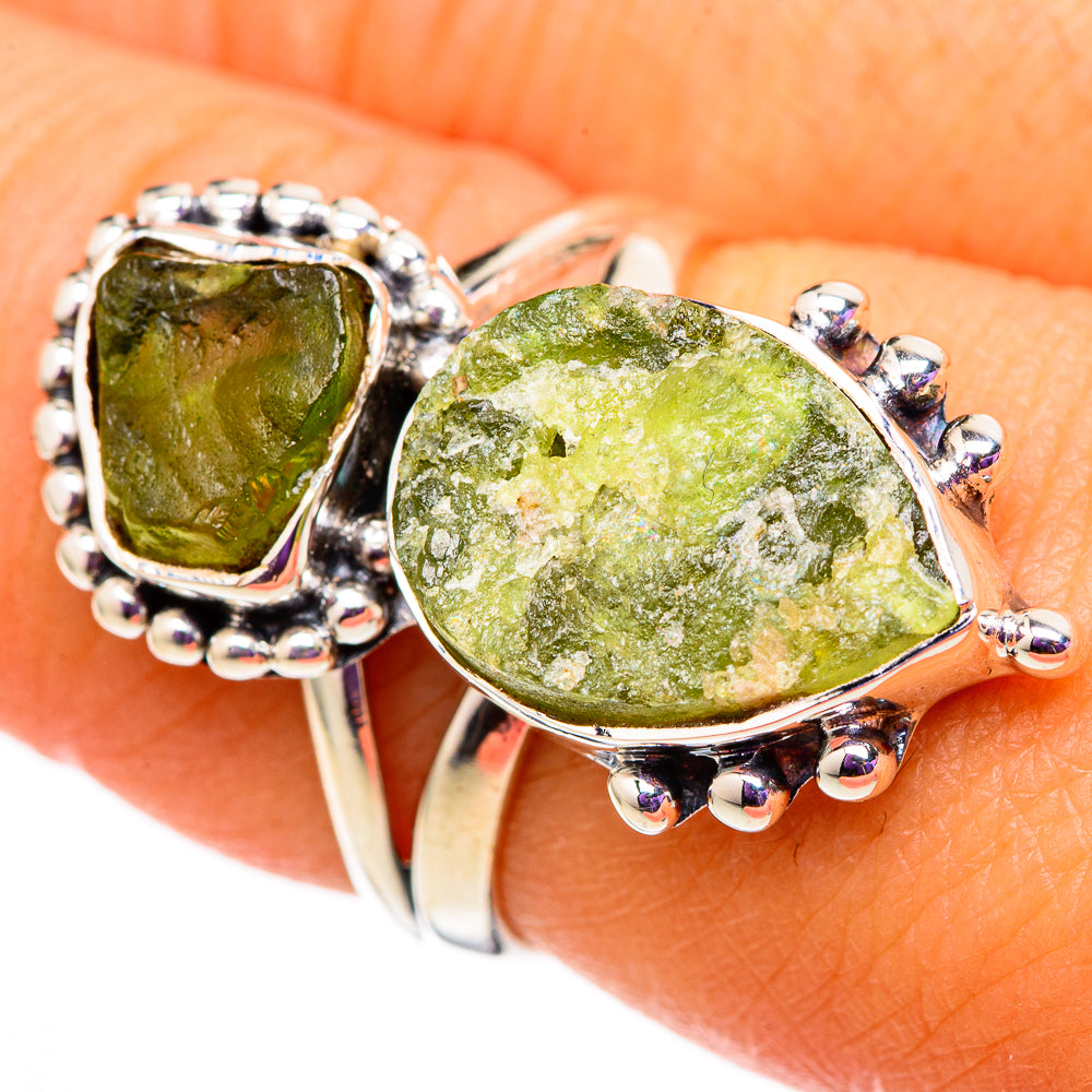 Peridot Rings handcrafted by Anasilvercos - RING105722