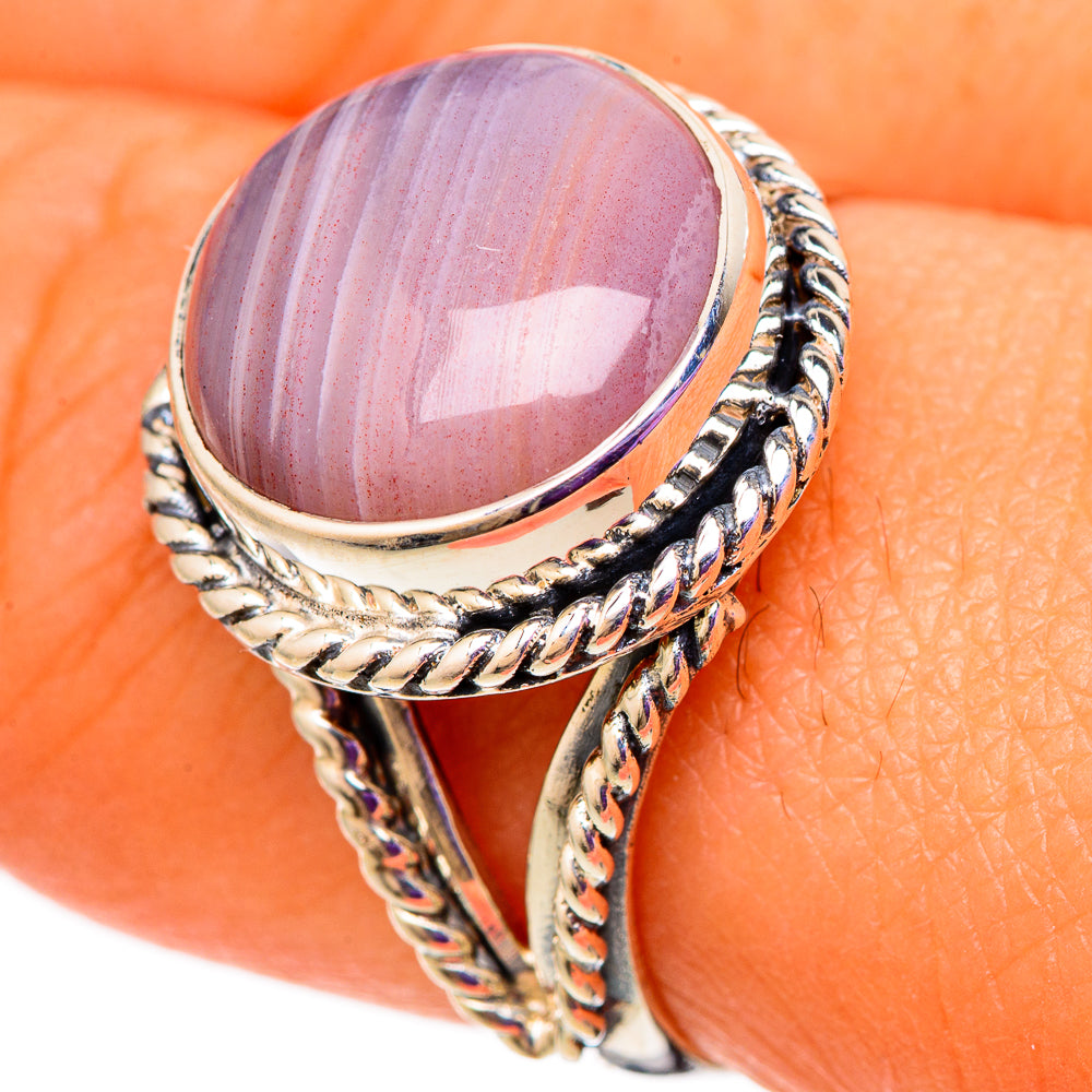 Botswana Agate Rings handcrafted by Anasilvercos - RING105728