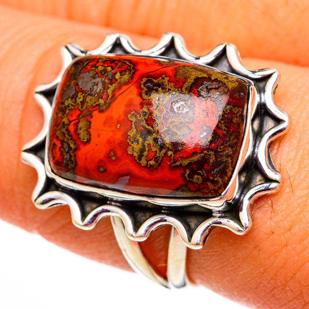 Moroccan Agate Rings handcrafted by Anasilvercos - RING105729