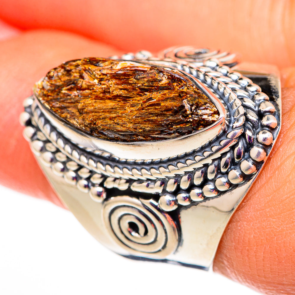 Astrophyllite Rings handcrafted by Anasilvercos - RING105731