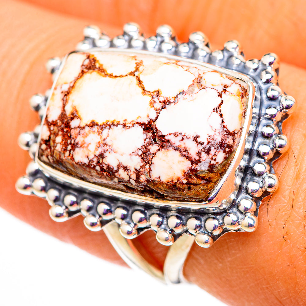 Wild Horse Jasper Rings handcrafted by Anasilvercos - RING105756