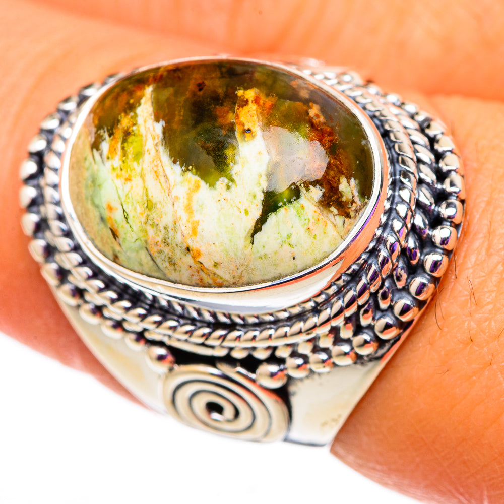 Rainforest Opal Rings handcrafted by Anasilvercos - RING105784