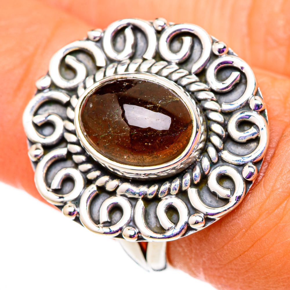 Plume Agate Rings handcrafted by Anasilvercos - RING105788