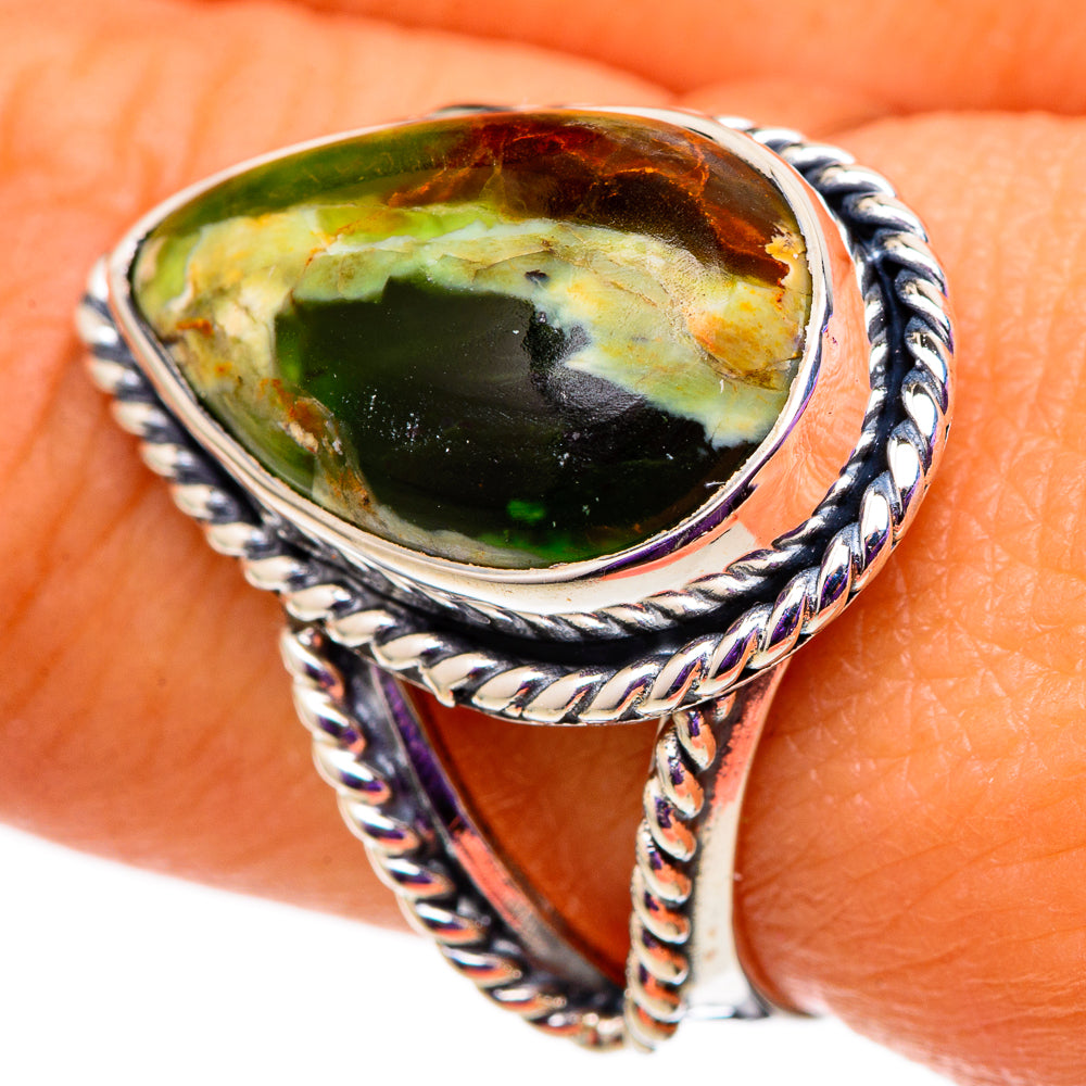 Rainforest Opal Rings handcrafted by Anasilvercos - RING105812