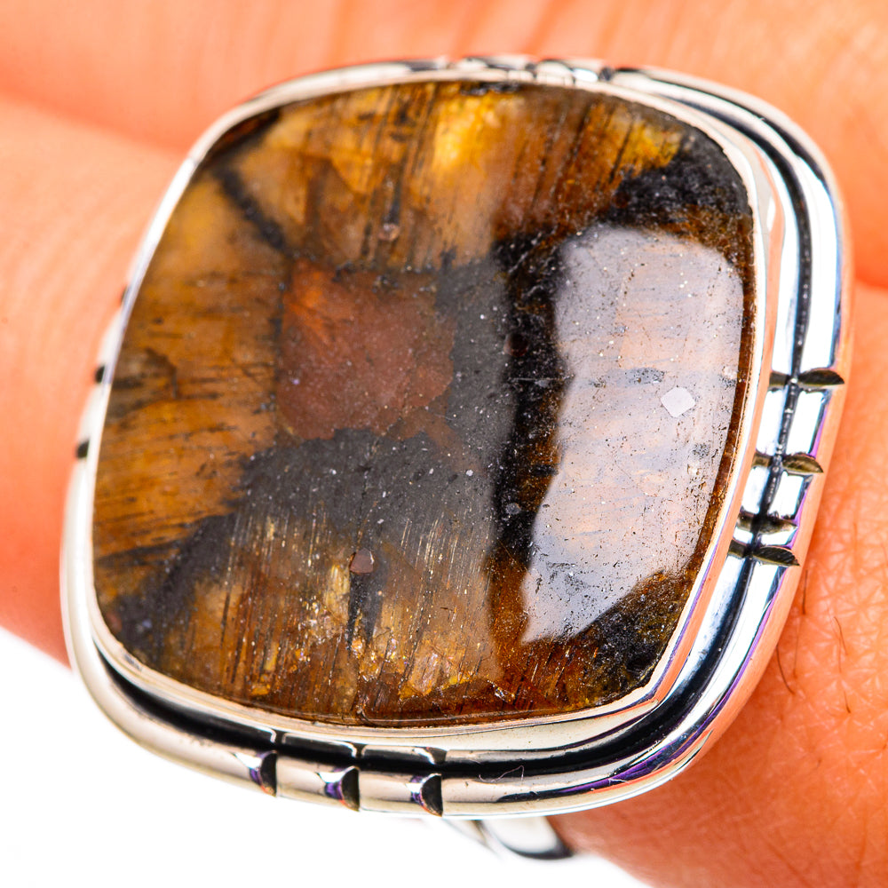 Chiastolite Rings handcrafted by Anasilvercos - RING105818