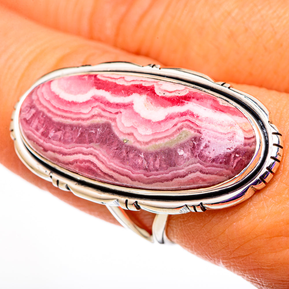 Rhodochrosite Rings handcrafted by Anasilvercos - RING105822