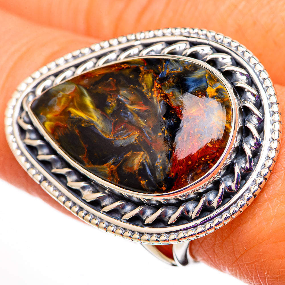 Pietersite Rings handcrafted by Anasilvercos - RING105836