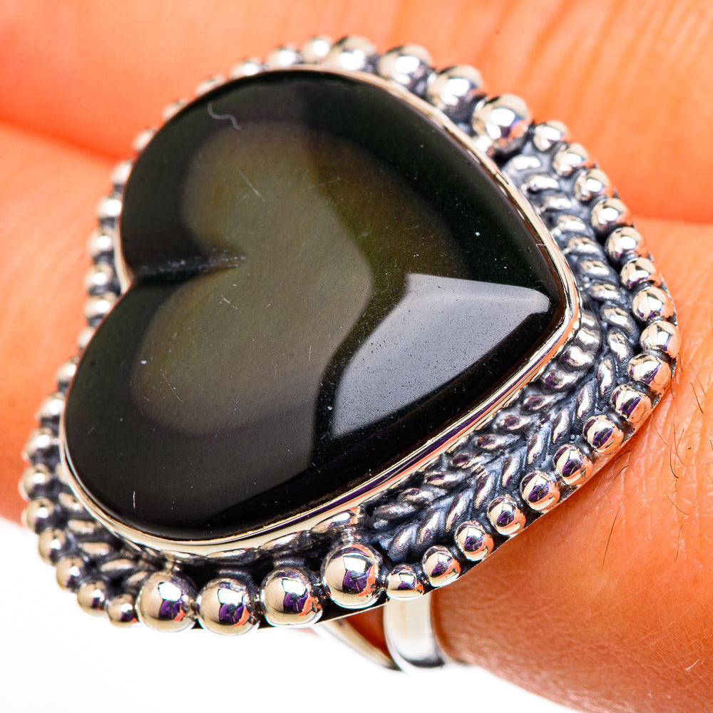 Black Onyx Rings handcrafted by Anasilvercos - RING105838