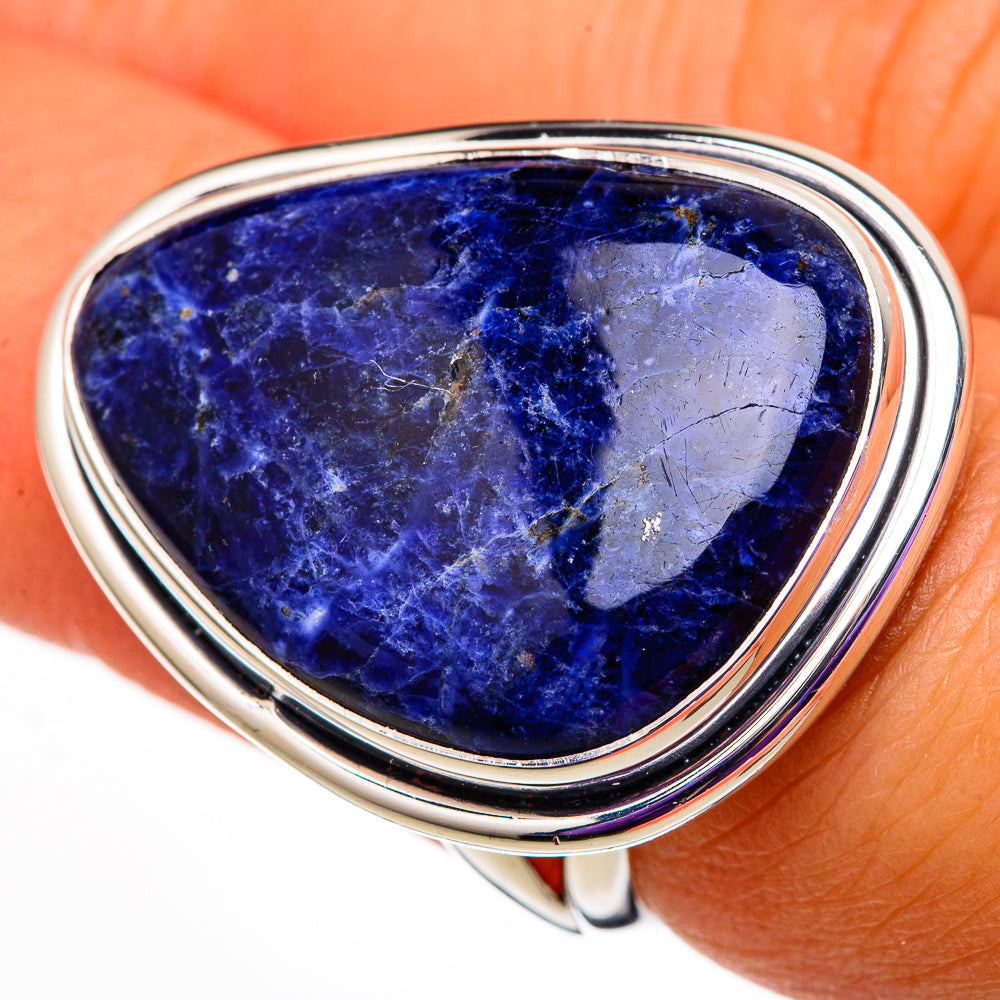 Sodalite Rings handcrafted by Anasilvercos - RING105852