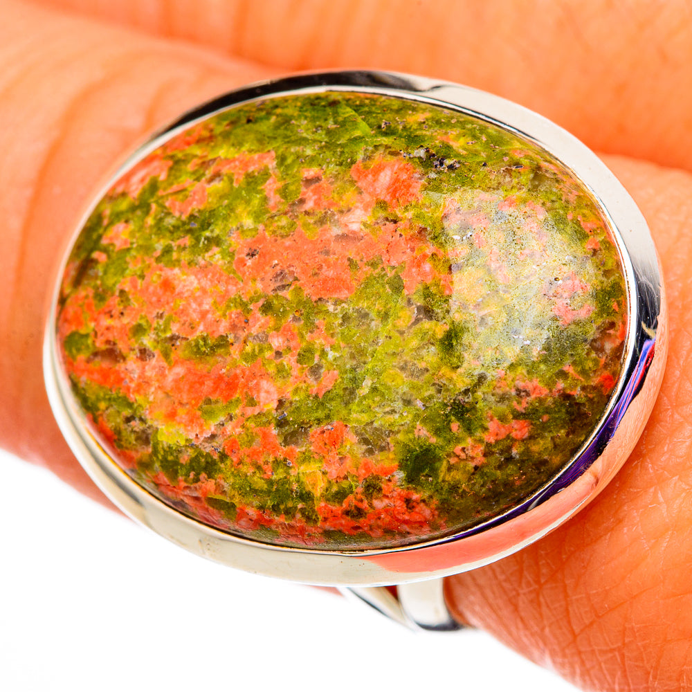 Unakite Rings handcrafted by Anasilvercos - RING105862