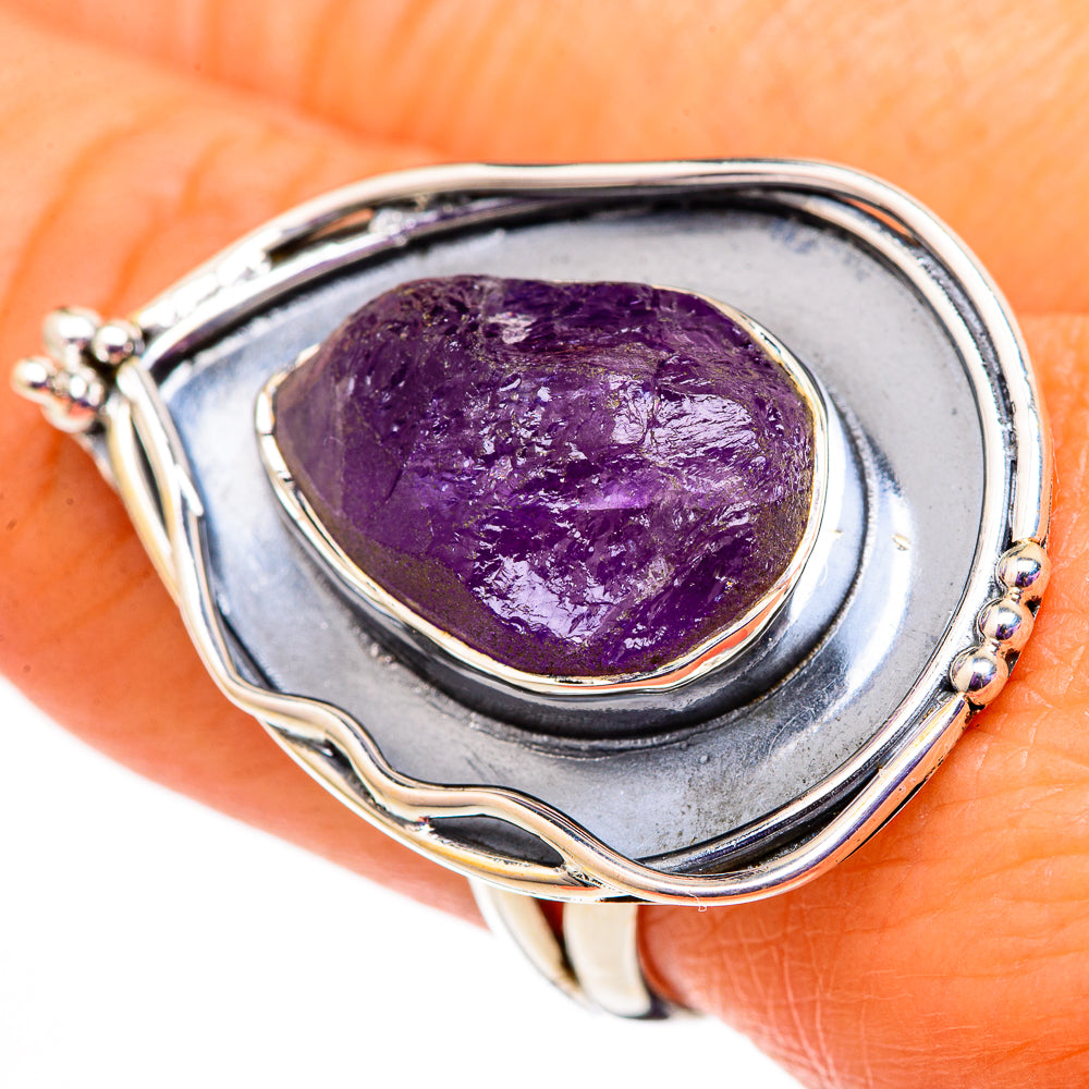 Amethyst Rings handcrafted by Anasilvercos - RING105878