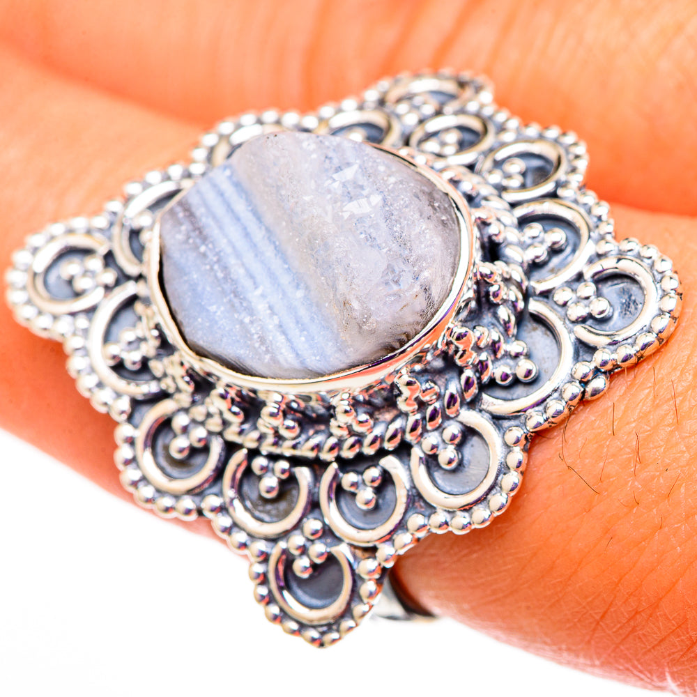 Desert Druzy Rings handcrafted by Anasilvercos - RING105887